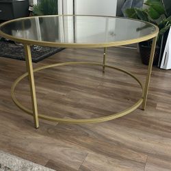 Glass Top Coffee Table