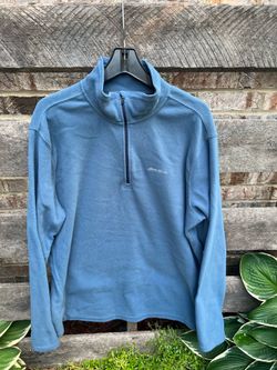 Men’s size large tall blue color, Eddie Bauer fleece