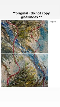 (Prints available) Original oil painting by Nell @nellindex