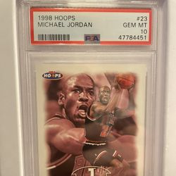 1998 Hoops Michael Jordan PSA 10