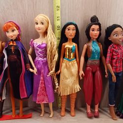 Disney Princess Barbie Doll Lot 