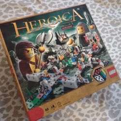 Rare Lego Heroica Fortaan Boardgame