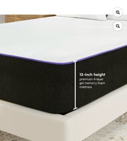 BrandNew 13 In Memory Form Cooling Mattress- king