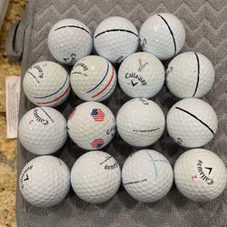 15 Mint Callaway Chrome Soft /X/LS Golf Balls