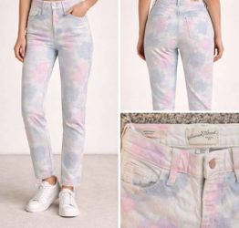Universal Thread Vintage Straight Tie Dye Jeans