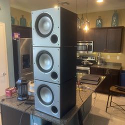 For Sale My 3 Polk Audio Sub Build In Amp