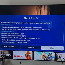 65" Samsung Qn65qn90cafxza
