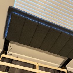 Full Bed Frame New In Box / LED Light 