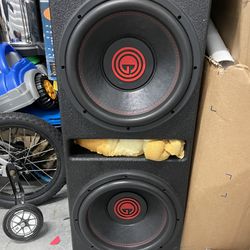 12” Gravity Subwoofers With Box 