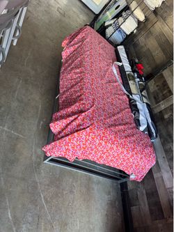 Twin mattress and frame
