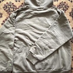 Slate Grey Spider Hoodie Size L