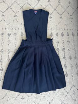 French toast size 12 navy blue dress jumper