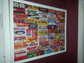 Large wood framed Theatre candy puzzle