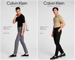 NEW Calvin Klein Men’s Infinite Stretch Skinny-Fit Dress Pants | Multiple Sizes | $25 Each