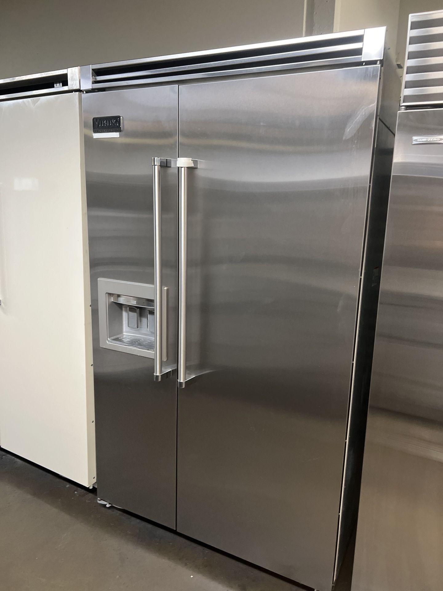 Viking 48”WIDE BUILT IN STAINLESS STEEL REFRIGERATOR