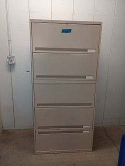 Metal File Cabinet With Key Letter Or Legal Size