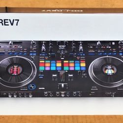 Pioneer DJ DDJ REV7 2 Channel Mixer Serato Controller FX Pads Motorized Turntable System DDJ-REV7 🚨 Payment Options Available 🚨 No Credit Needed 🚨 