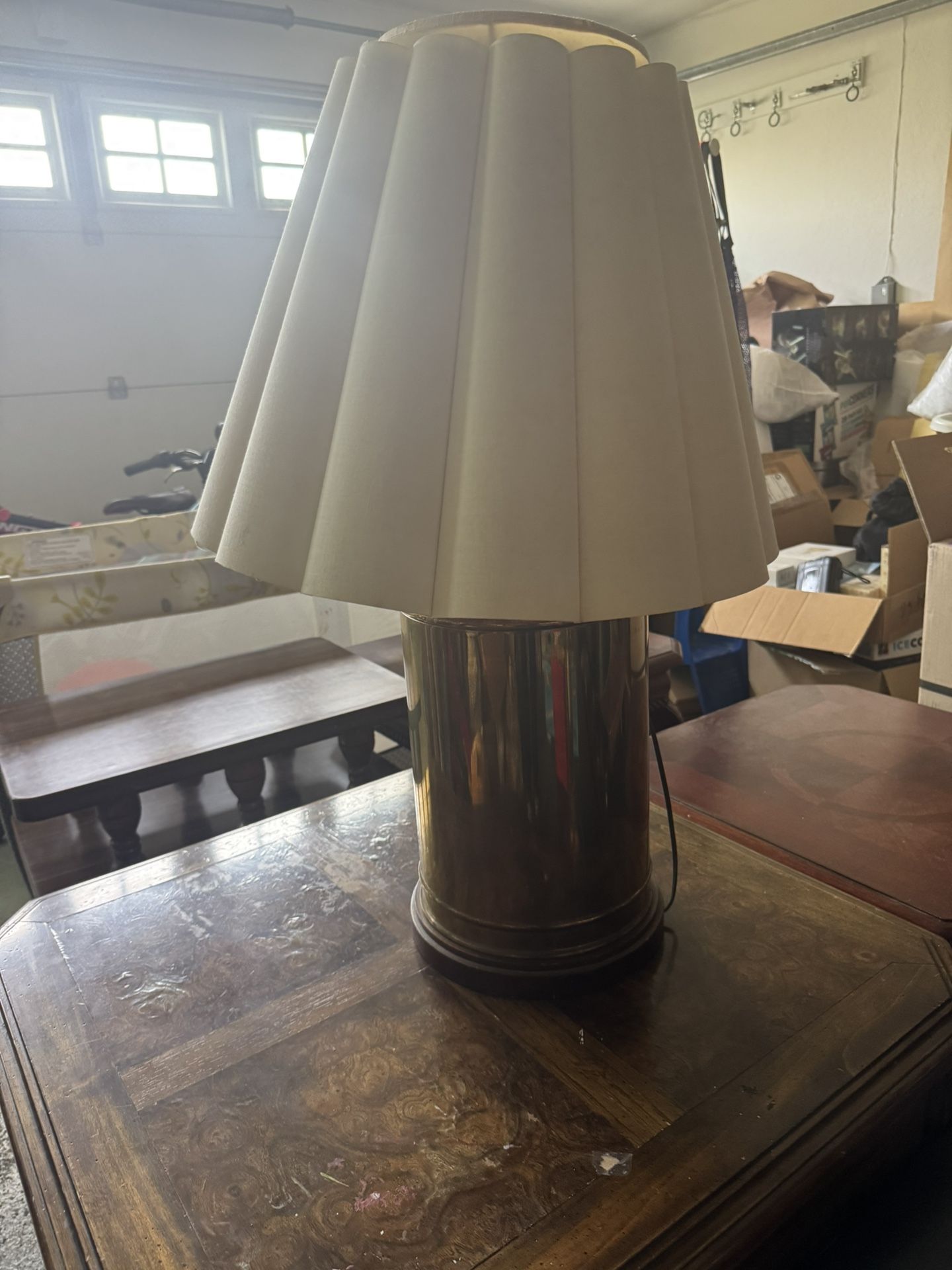 One Antique Table Lamp