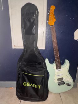 GEARIT Push pull ham bucker with P90 lime green guitar