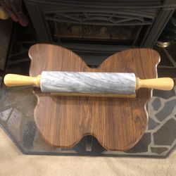 Marble Rolling Pin With Base