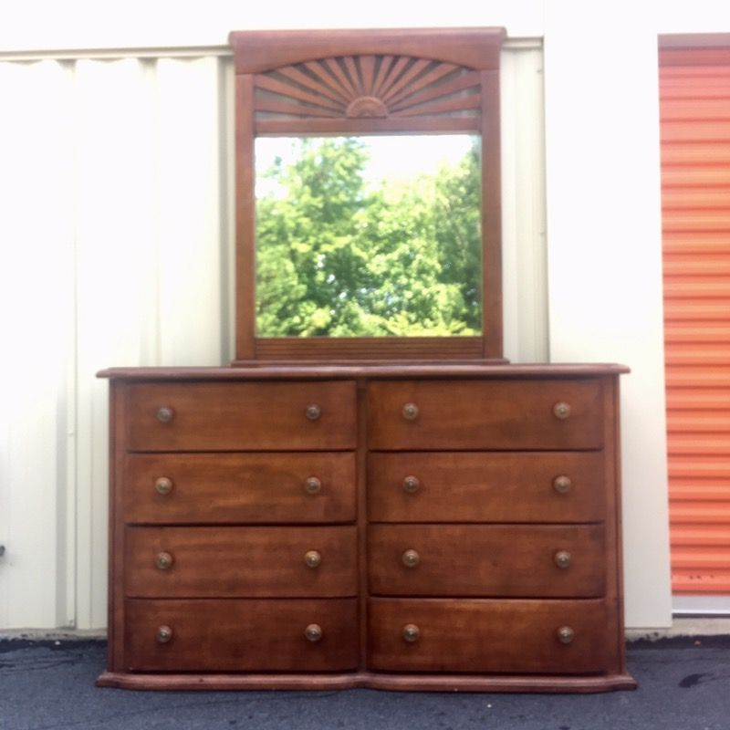 Beautiful Dresser with Mirror