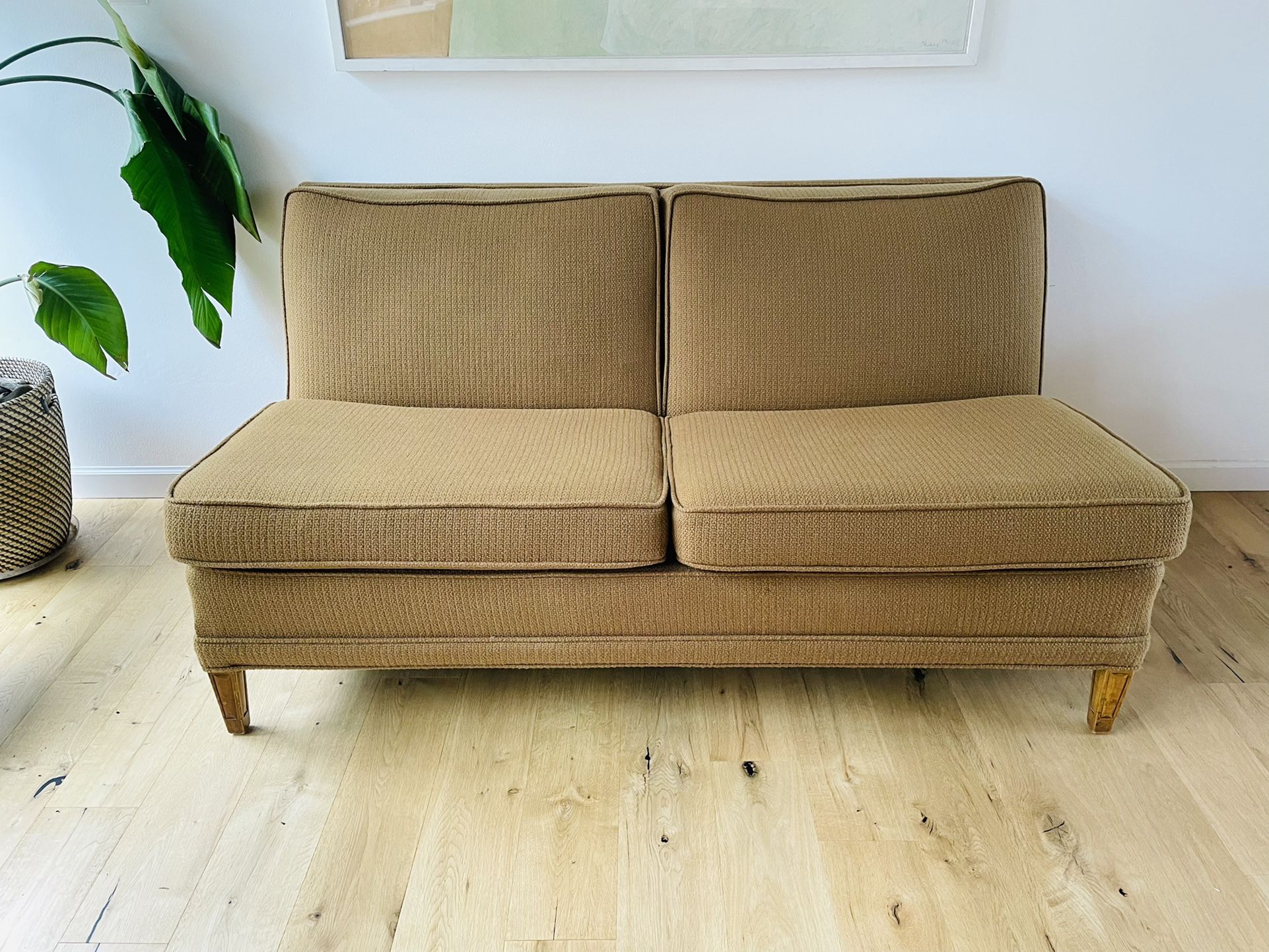 Vintage Mid Century Love Seat