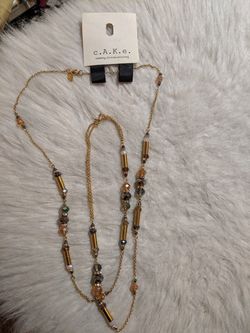 C.A.K.E Ali-Khan Necklace with Swarovski Crystals