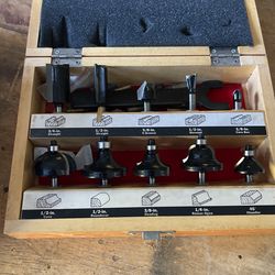 Router and Case Of Bits $150