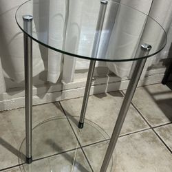 Glass Side Table