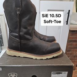Ariat soft toe work boots size 10.5M