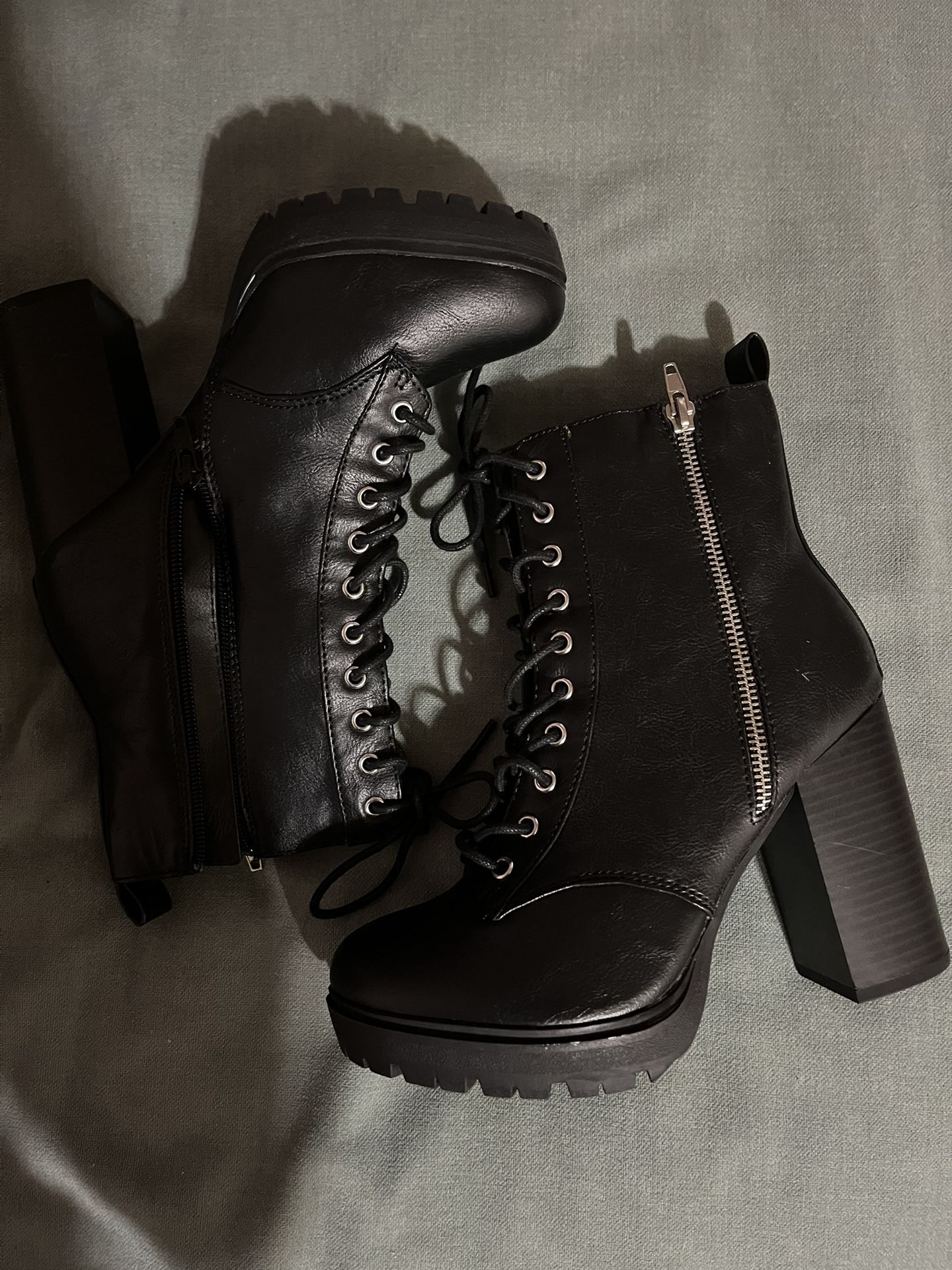 Black Goth Boots