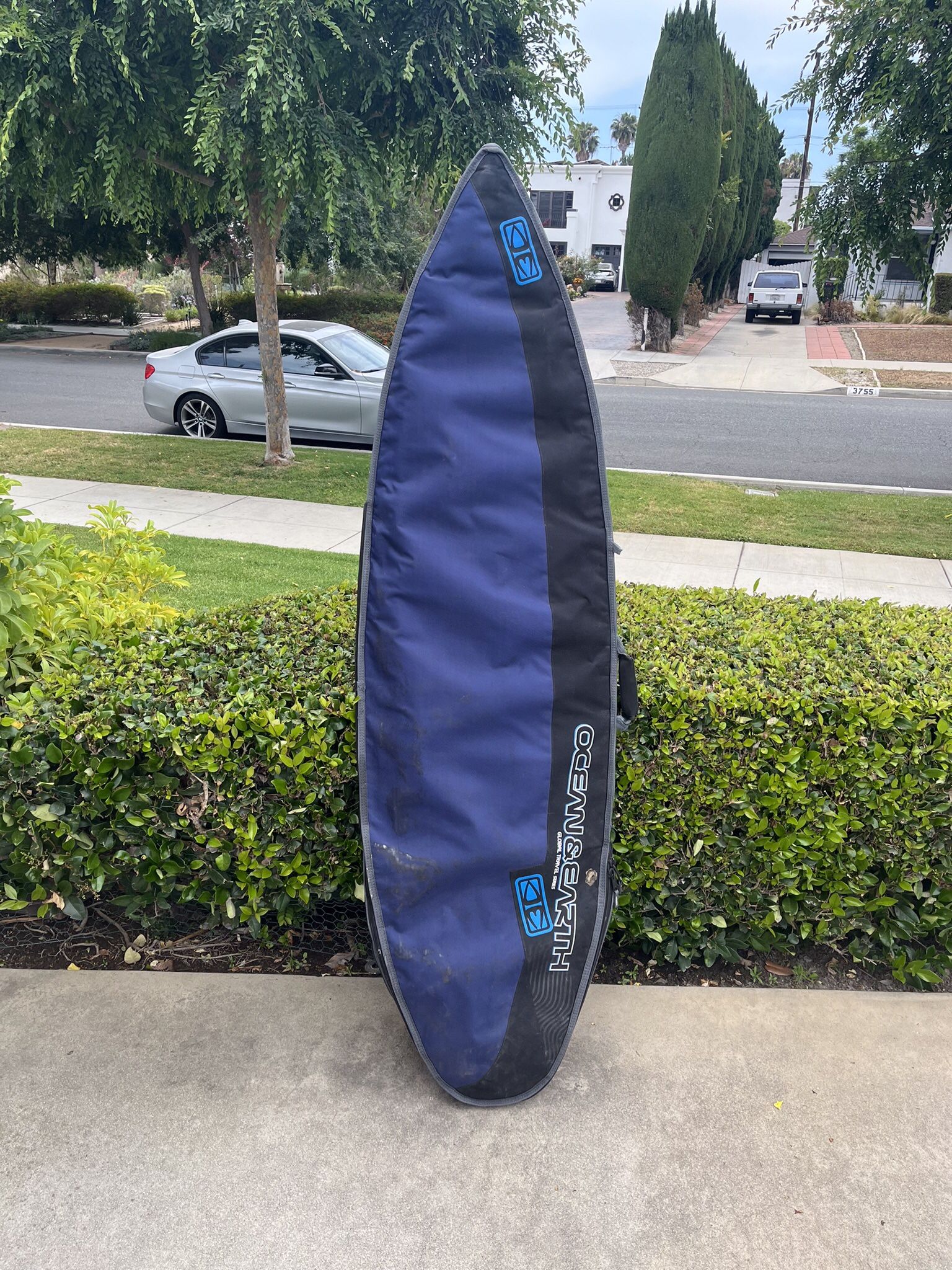 Surfboard short board with travel case