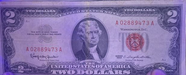 Red Seal $2 Bill