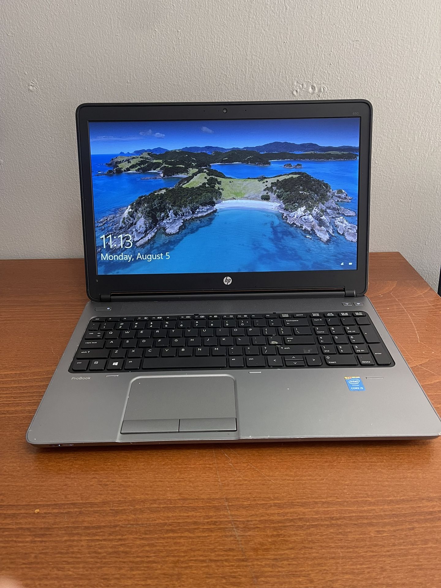 HP ProBook 15” Laptop I5 2.60GHz 8GB Ram 500GB HDD Office 2016