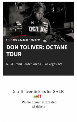2 Don Toliver tickets