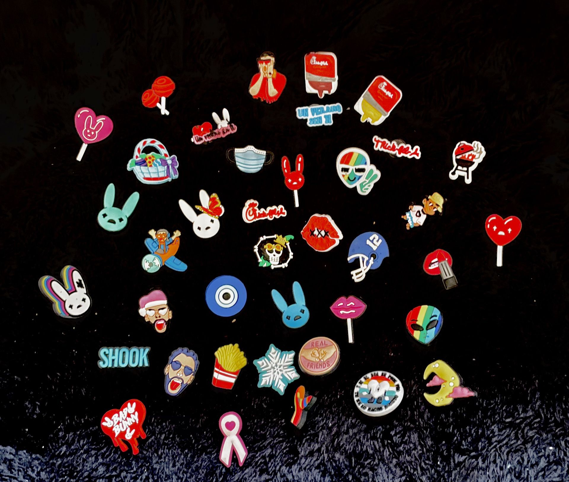 36 Croc Charms — $5 Lot