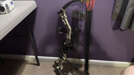 Compound Bow and practice arrows