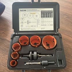 Klein Hole Saw Set