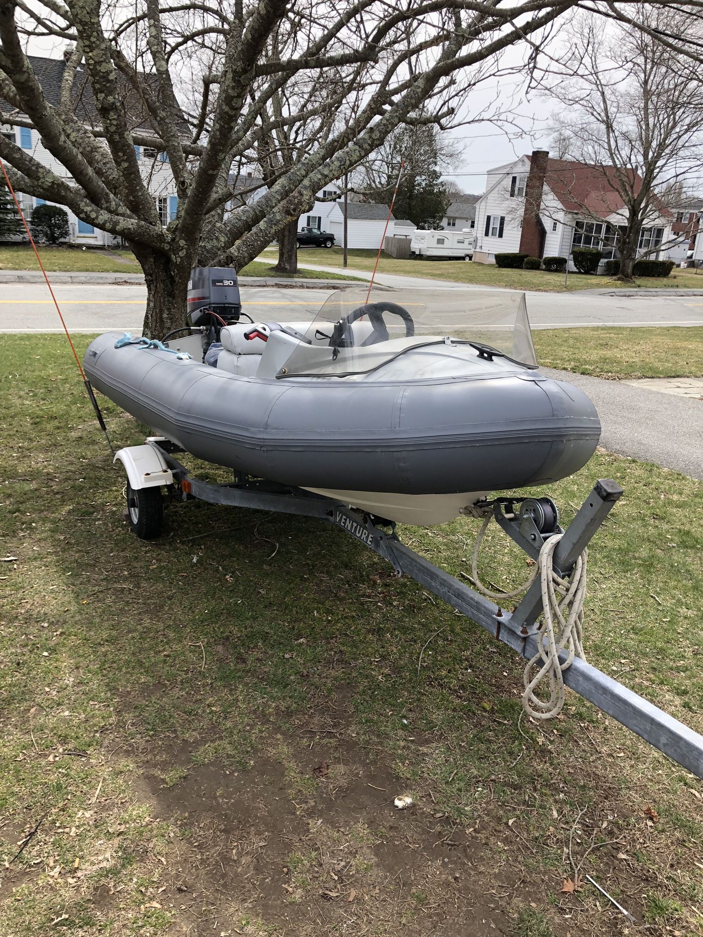 Front drive boat