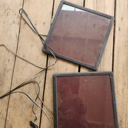 2 Small Solar Panels 