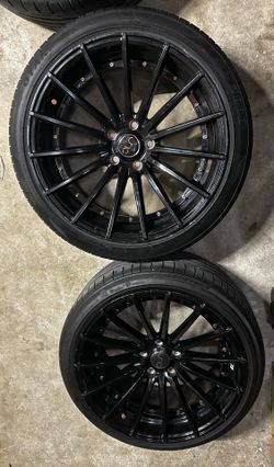 19” JNC rims 5x112 with Spare Tires