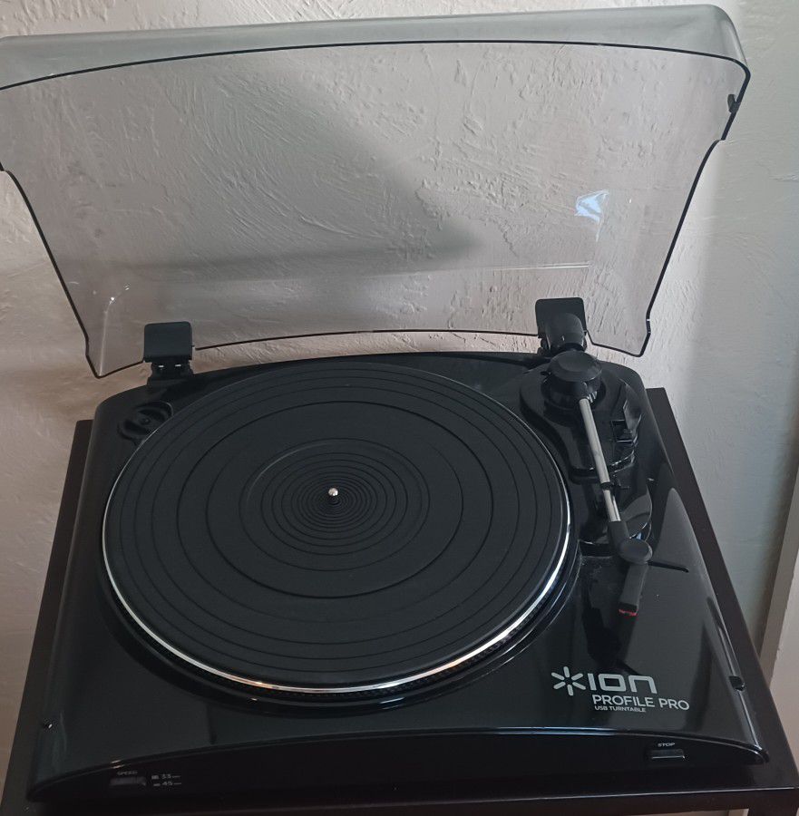 ION Audio PROFILE PRO LP Turntable USB  RECORD PLAYER