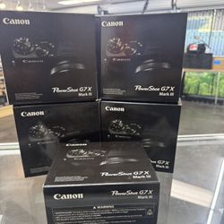 Powershot Canon G7x iii Camera New 