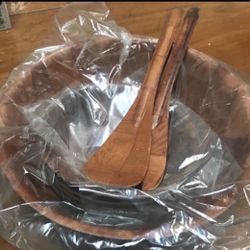 New Wooden Bowl Set 