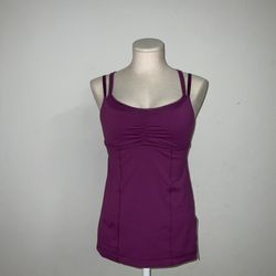 (*RARE) Lululemon Purple/Plum/Dewberry Warrior I Tank Sz 6
