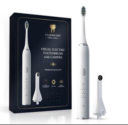 CLARIMOND Toothbrush with HD Video Camera - Deep Clean Sonic Brush, 3 Dupont