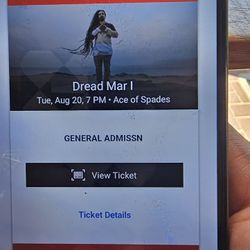 Dread Mar Tickets In Sacramento TonightNight 
