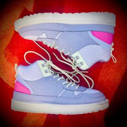 UGG Women’s High Top Sneakers – Size 10, Lavender & Pink, Gently Worn