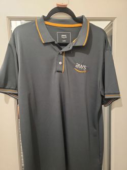 AWS Amazon Polo Shirt Large