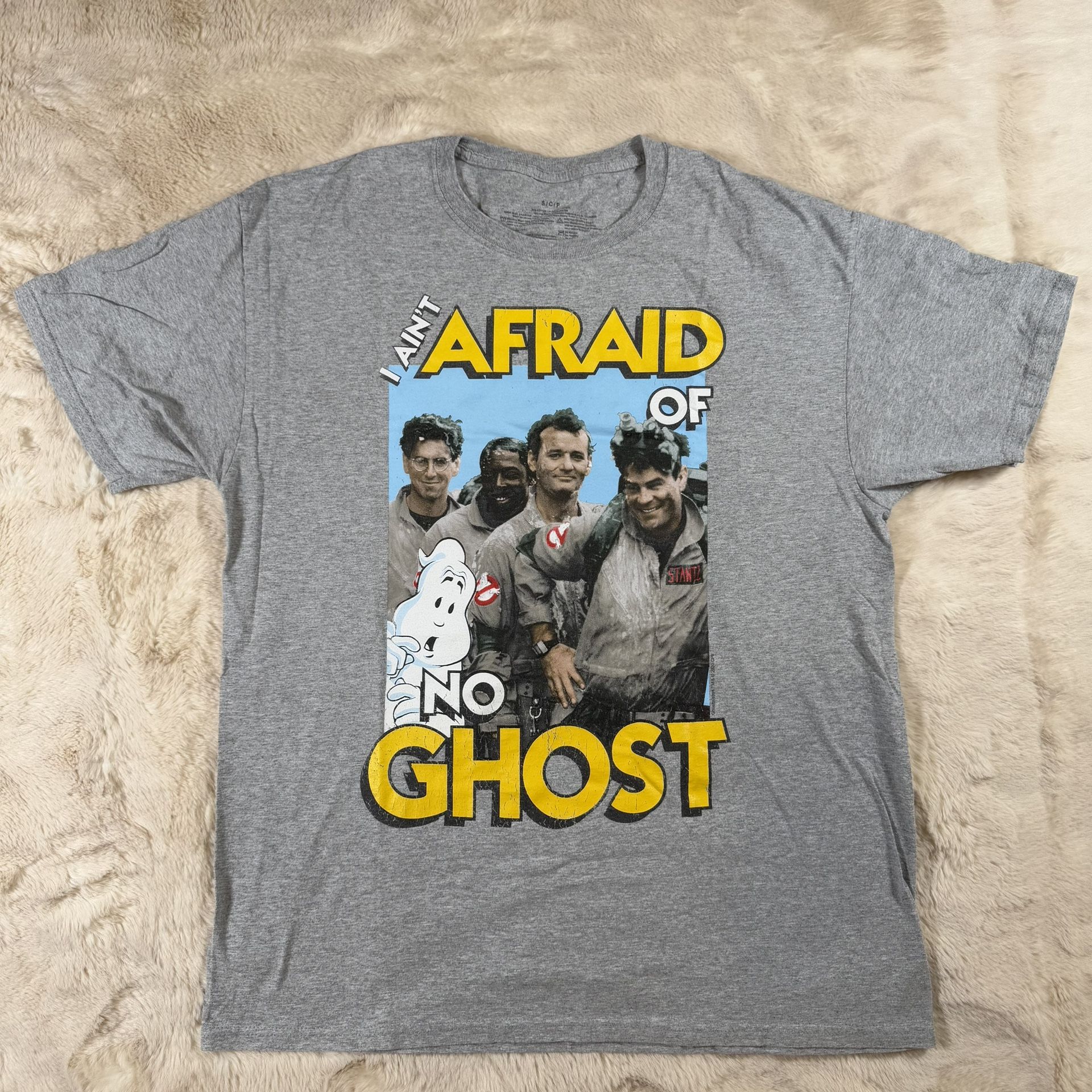 Ghost Busters Retro T Shirt “I Aint Afraid Of No Ghost” Men’s Small